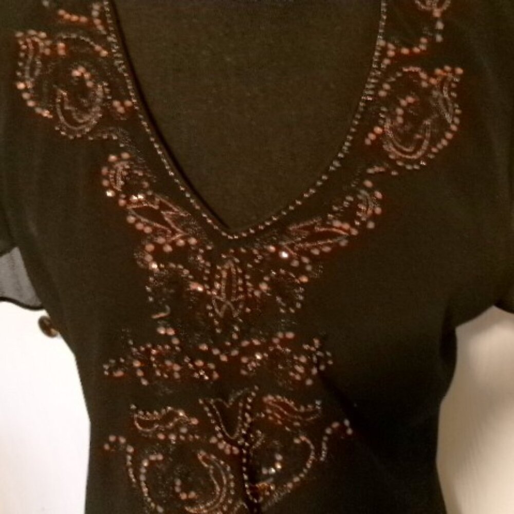 Gorgeous Positive Attitude Beaded Evening Dress**Size 12**